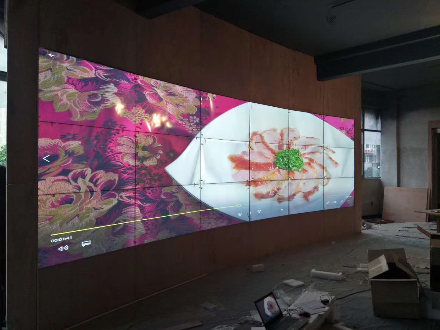 55寸拼接屏案例